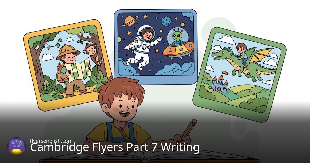 Cambridge Flyers Part 7: Story Writing Guide & How to Practise with AI [2026]
