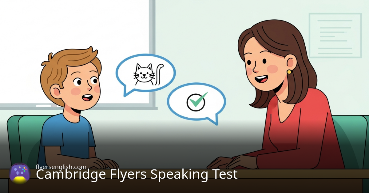 Cambridge Flyers Speaking Test: 4 Parts Explained 2026