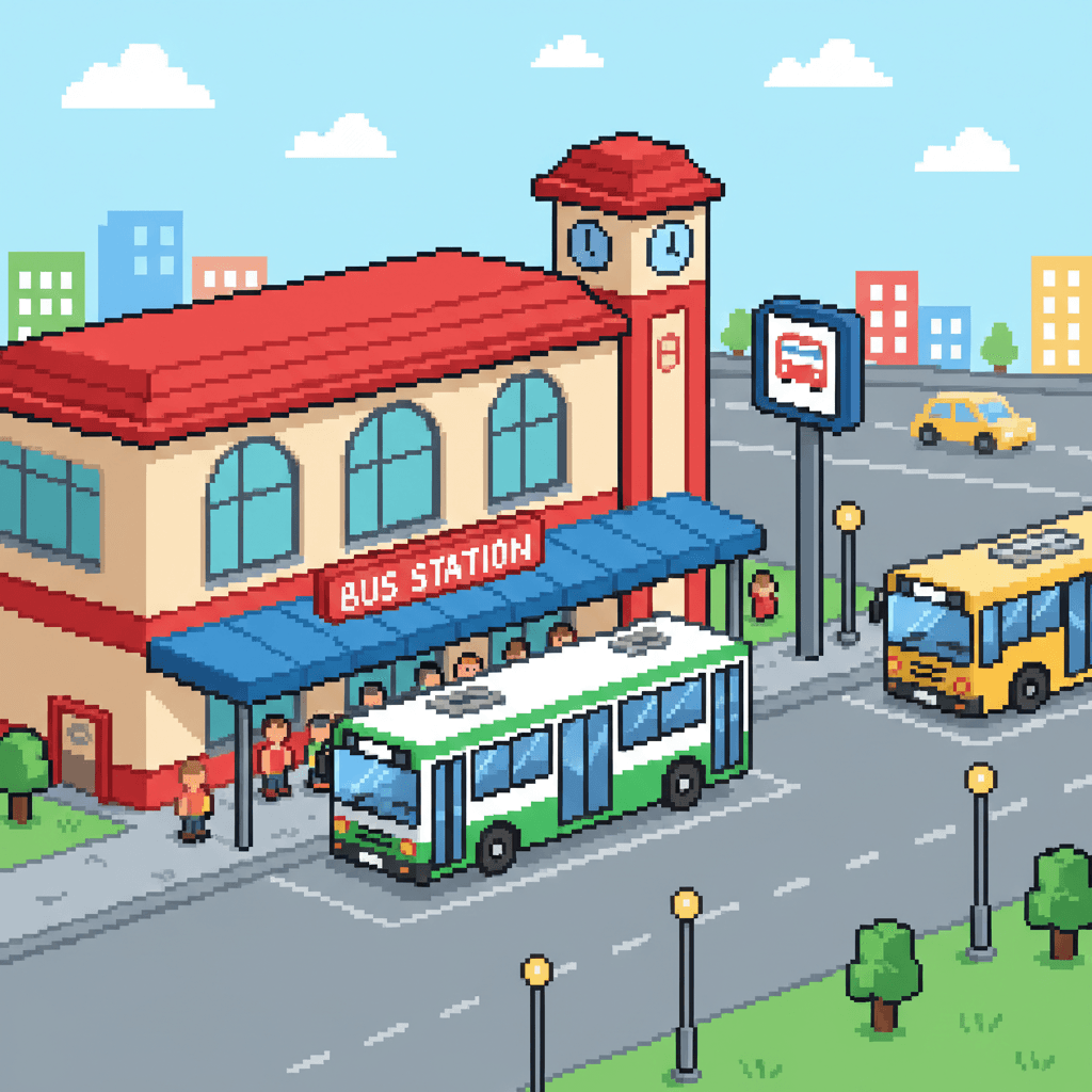 bus station — Picture