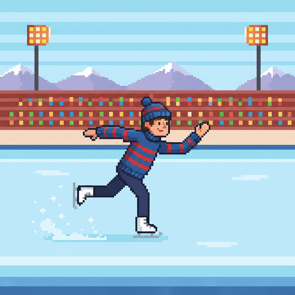 ice skating — Picture