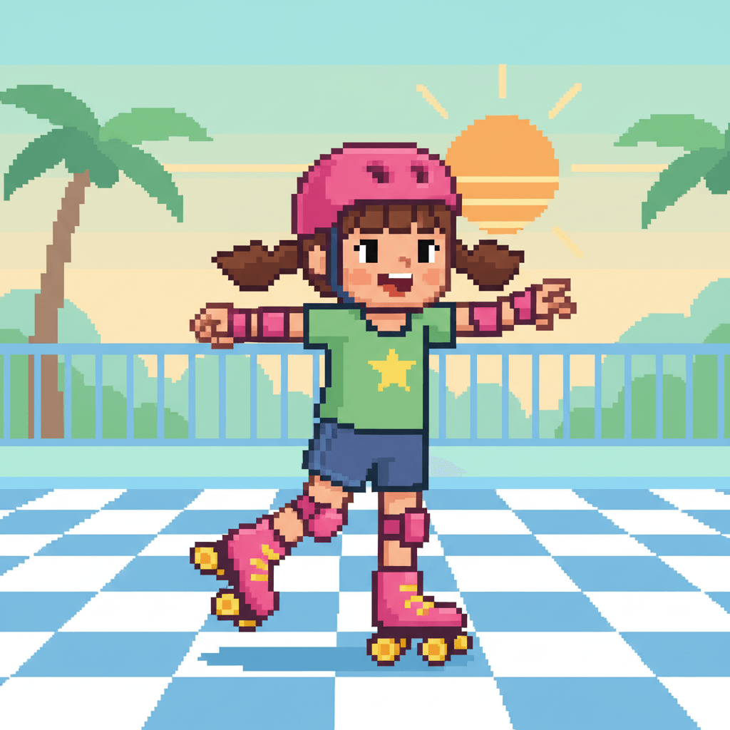 roller skating — Picture