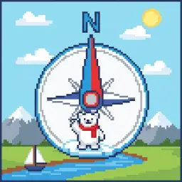 north