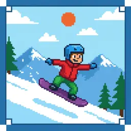 snowboarding
