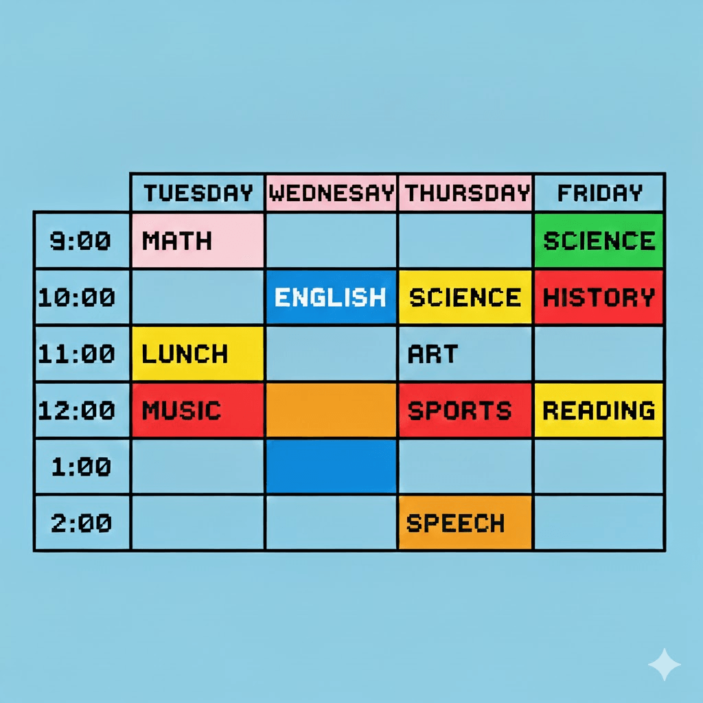 timetable — Picture